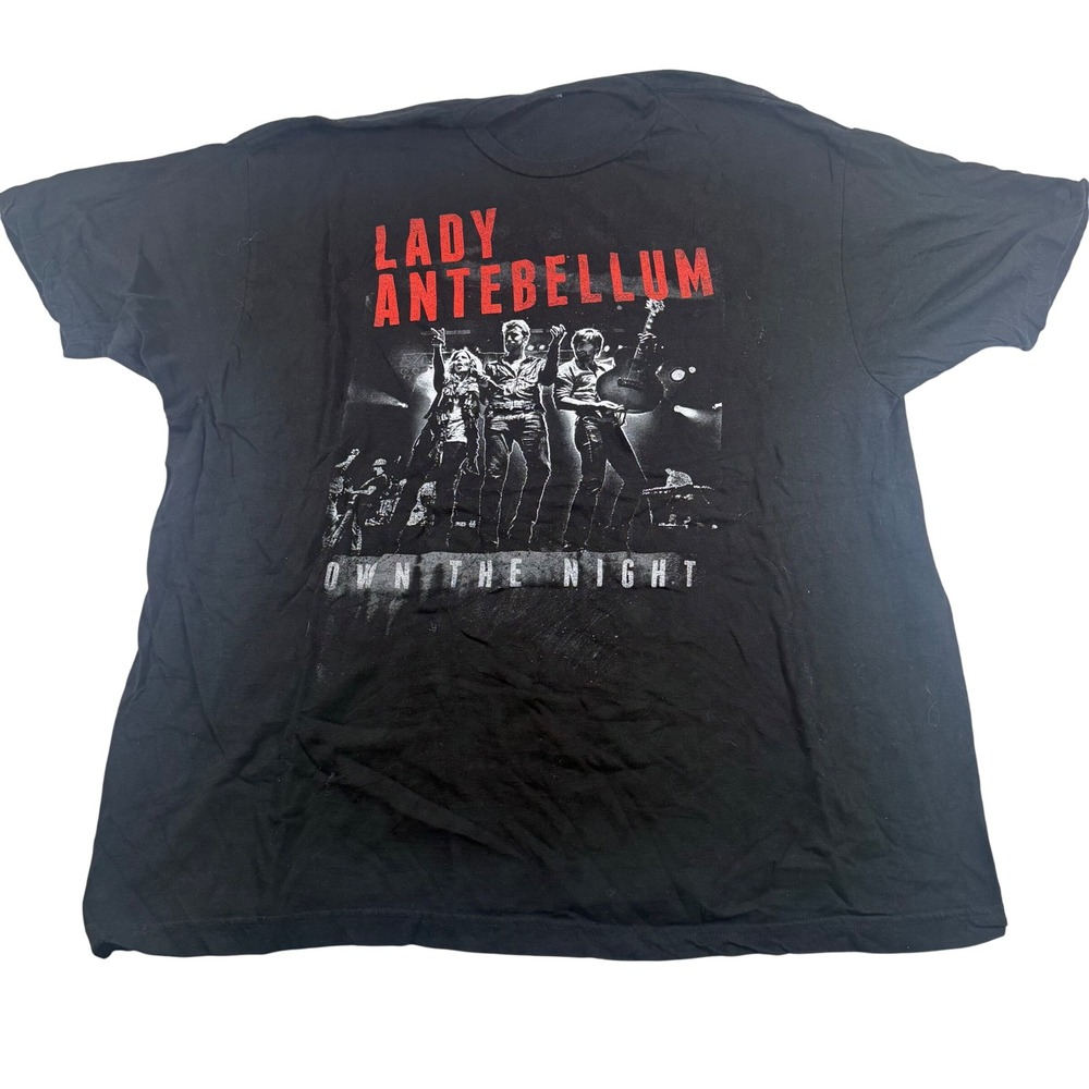 Lady Antebellum Own The Night 2012 Tour Graphic T Shirt Band Tee‎
